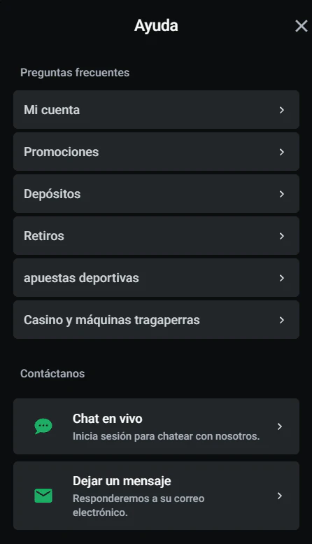 Leon Casino atención al cliente y soporte en línea